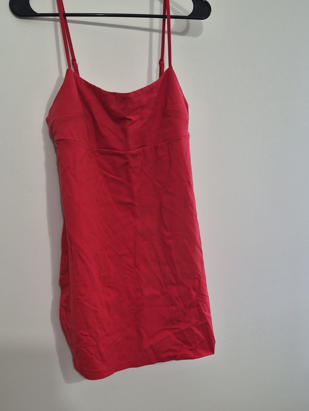 Dynamite Coral Spaghetti Strap Camisole Dress
